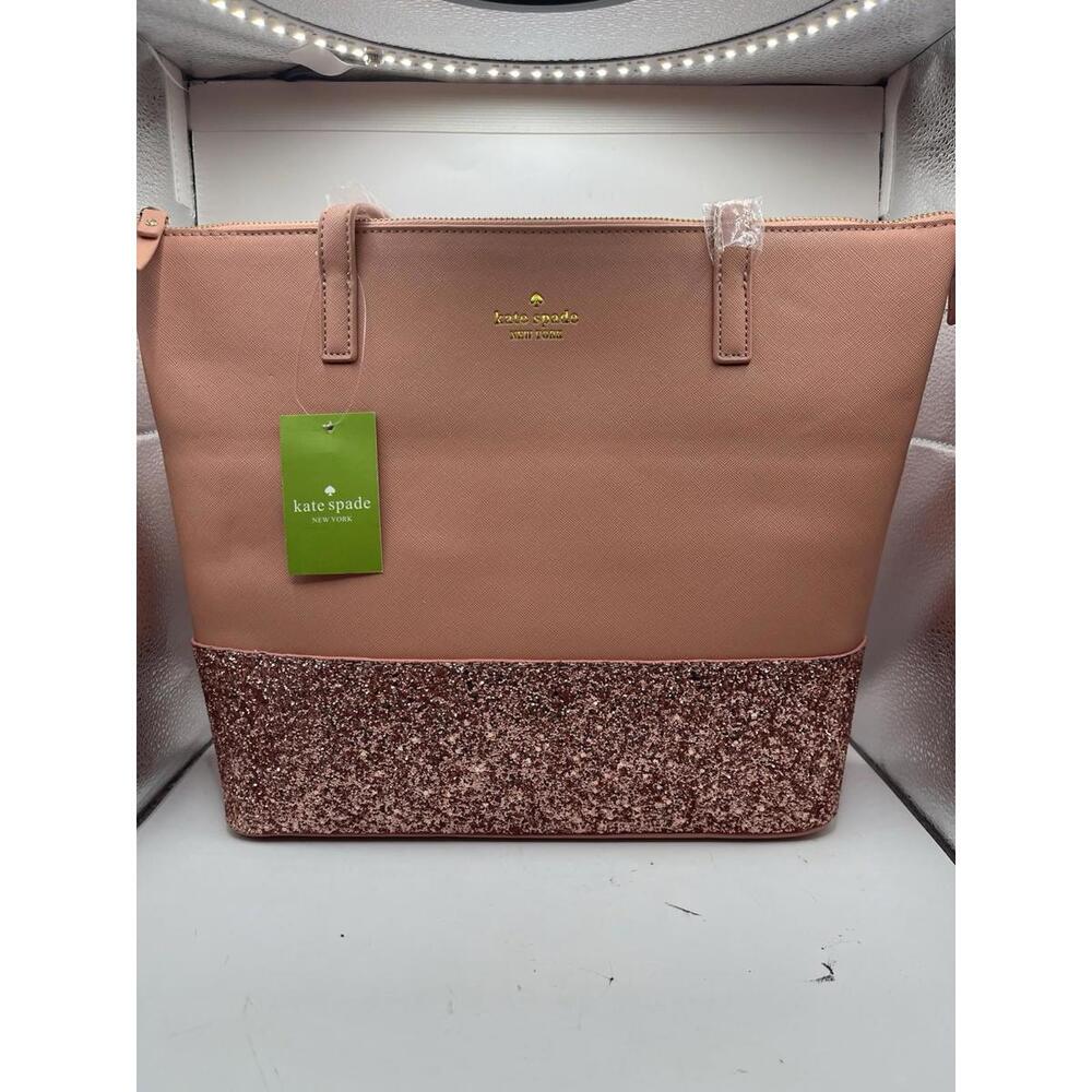 BRAND NEW WITH TAGS Kate Spade Maryanne Gold Coast Pink Tote Bag READ DESCR